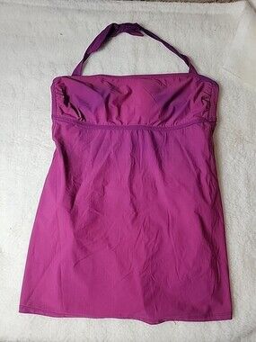 Talbots Purple Fade Tankini Swimsuit Size 14